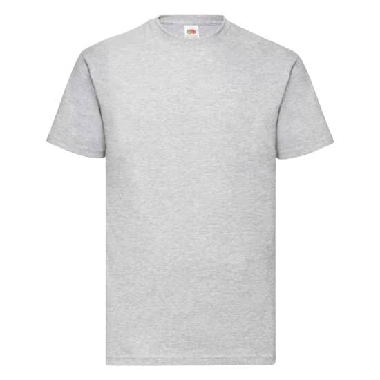 T-Shirts in Heather Grey: Valueweight T F140 von Fruit of the Loom