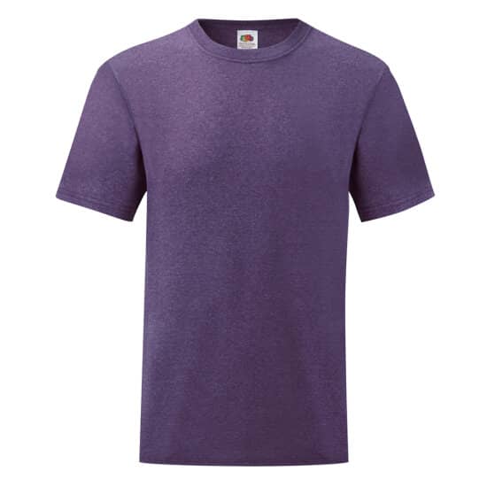 T-Shirts in Heather Purple: Valueweight T F140 von Fruit of the Loom