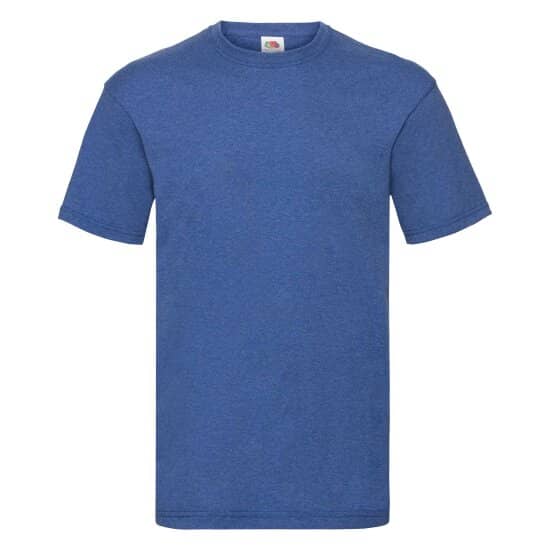 T-Shirts in Retro Heather Royal: Valueweight T F140 von Fruit of the Loom
