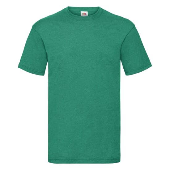 T-Shirts in Retro Heather Green: Valueweight T F140 von Fruit of the Loom