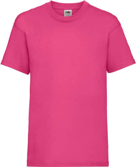 T-Shirts in Fuchsia: Valueweight T Kids F140K von Fruit of the Loom