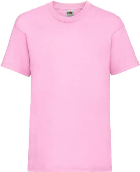 T-Shirts in Light Pink: Valueweight T Kids F140K von Fruit of the Loom