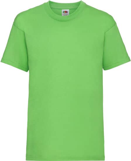 T-Shirts in Lime: Valueweight T Kids F140K von Fruit of the Loom