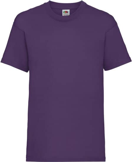 T-Shirts in Purple: Valueweight T Kids F140K von Fruit of the Loom