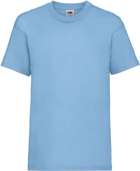 T-Shirts in Sky Blue: Valueweight T Kids F140K von Fruit of the Loom
