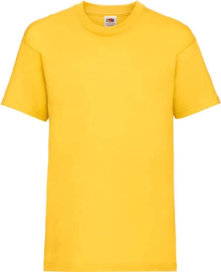 T-Shirts in Sunflower: Valueweight T Kids F140K von Fruit of the Loom