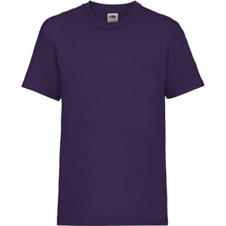 Fruit of the Loom Valueweight T Kids Purple
