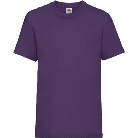Fruit of the Loom Valueweight T Kids Purple