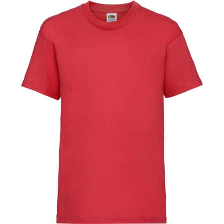 Fruit of the Loom Valueweight T Kids Red