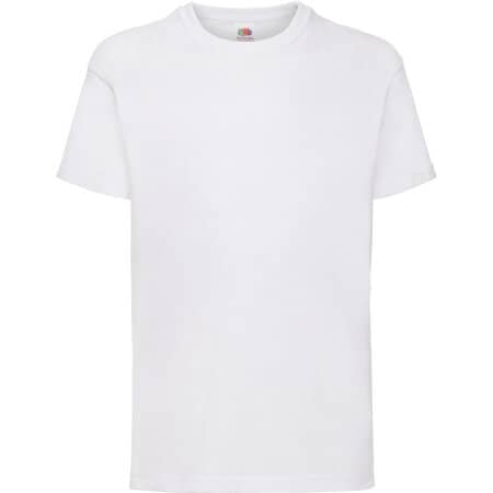 Fruit of the Loom Valueweight T Kids White