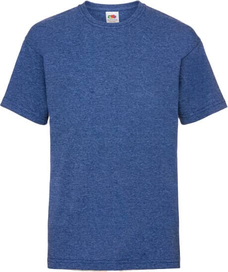 T-Shirts in Retro Heather Royal: Valueweight T Kids F140K von Fruit of the Loom