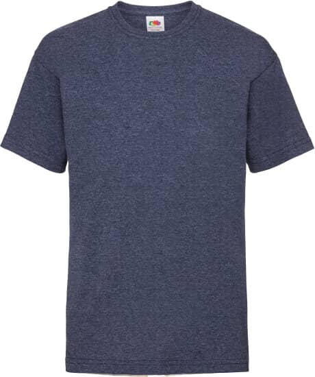 T-Shirts in Vintage Heather Navy: Valueweight T Kids F140K von Fruit of the Loom