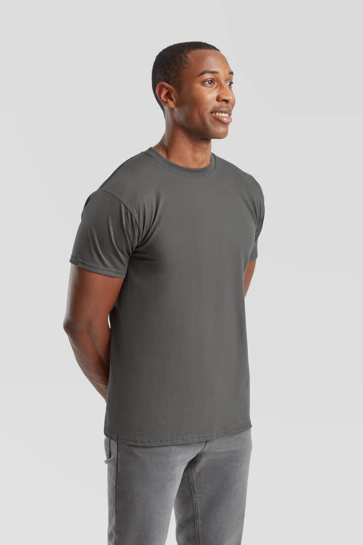 Fruit Of The Loom Herren T-Shirt Super Premium – 100% Baumwolle, Rundhals, Kurzärmlig, Klassischer Basic