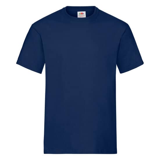 T-Shirts in Navy: Heavy Cotton T F182 von Fruit of the Loom