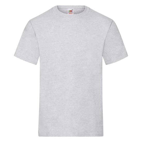 T-Shirts in Heather Grey: Heavy Cotton T F182 von Fruit of the Loom