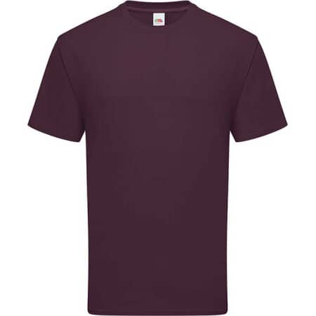 Fruit of the Loom Iconic 195 Premium T Dark Plum