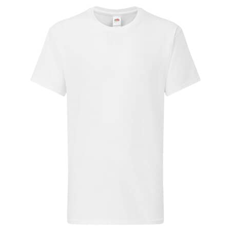 Fruit of the Loom Kids Iconic 195 T White