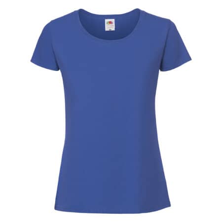 Fruit of the Loom Ladies´ Iconic 195 Ringspun Premium T Royal Blue