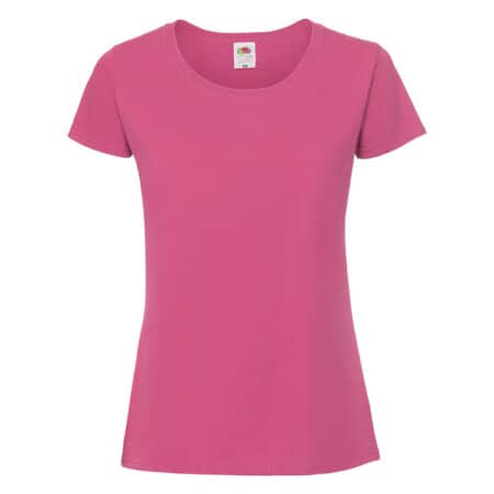 Fruit of the Loom Ladies´ Iconic 195 Ringspun Premium T Fuchsia