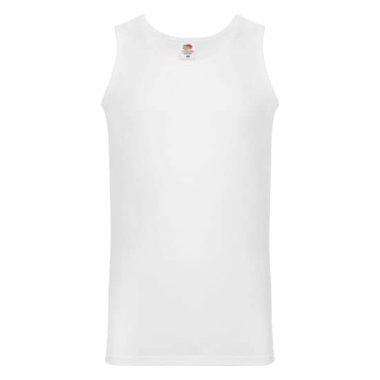 Tanktops in White: Valueweight Athletic Vest F260 von Fruit of the Loom