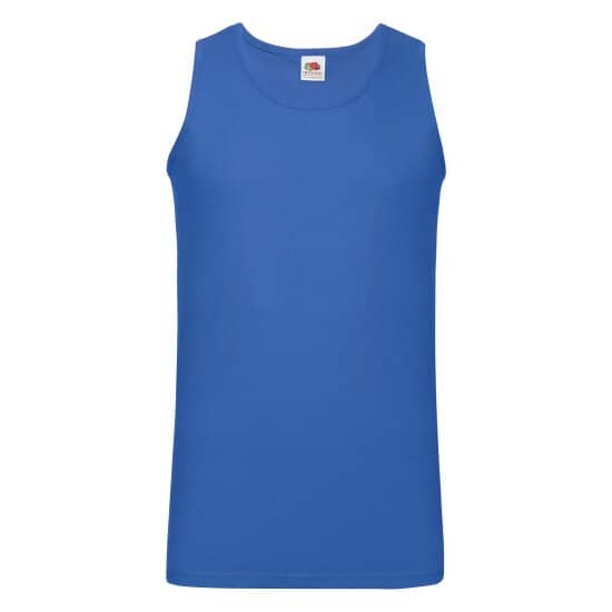 Tanktops in Royal Blue: Valueweight Athletic Vest F260 von Fruit of the Loom