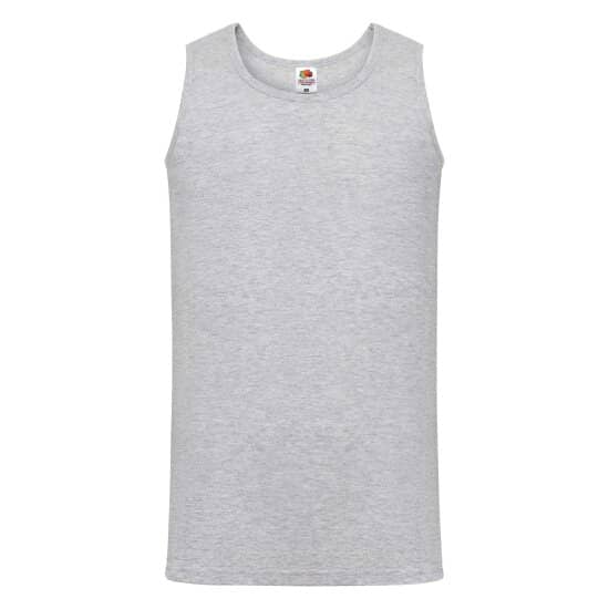 Tanktops in Heather Grey: Valueweight Athletic Vest F260 von Fruit of the Loom
