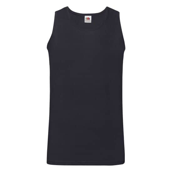 Tanktops in Deep Navy: Valueweight Athletic Vest F260 von Fruit of the Loom