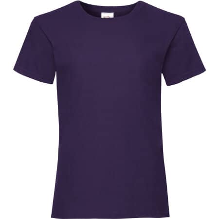 Fruit of the Loom Valueweight T Girls Purple
