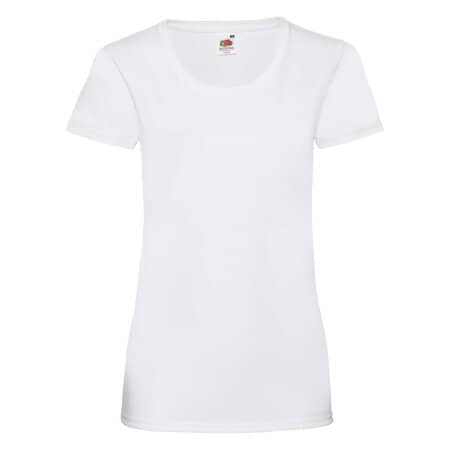 Fruit of the Loom Ladies´ Valueweight T White