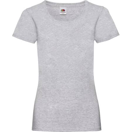 Fruit of the Loom Valueweight T Lady-Fit Heather Grey