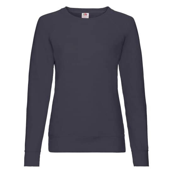 Sweatshirts in Deep Navy: Lightweight Raglan Sweat Lady-Fit F315 von Fruit of the Loom