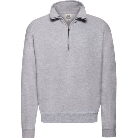 Fruit of the Loom Classic Zip Neck Sweat 