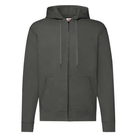 Fruit of the Loom Classic Hooded Sweat Jacket Light Graphite (Solid)