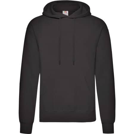 Fruit of the Loom Classic Hooded Sweat Black