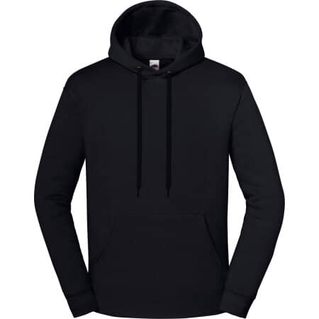 Fruit of the Loom Iconic Premium Hooded Sweat Black