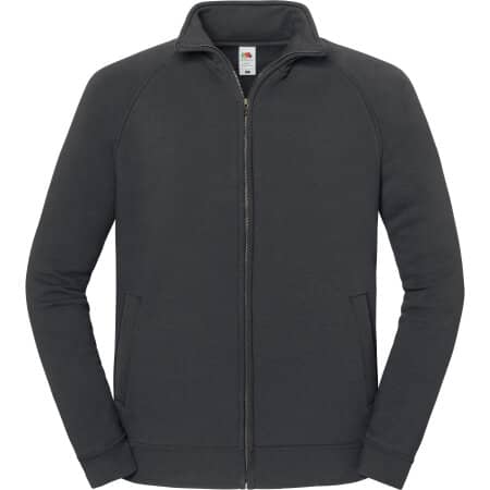 Fruit of the Loom Iconic Premium Sweat Jacket Light Graphite (Solid)