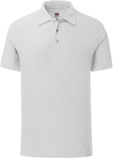 Poloshirts in Heather Grey: 65/35 Tailored Fit Polo F506 von Fruit of the Loom