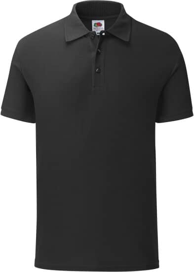 Poloshirts in Black: 65/35 Tailored Fit Polo F506 von Fruit of the Loom