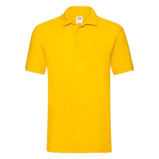 Poloshirts in Sunflower: Premium Polo F511N von Fruit of the Loom
