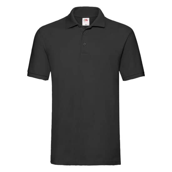 Poloshirts in Black: Premium Polo F511N von Fruit of the Loom