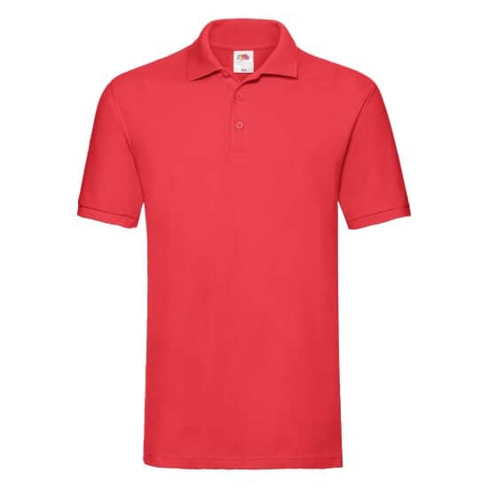 Poloshirts in Red: Premium Polo F511N von Fruit of the Loom