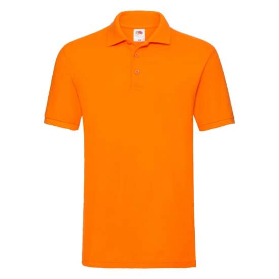 Poloshirts in Orange: Premium Polo F511N von Fruit of the Loom