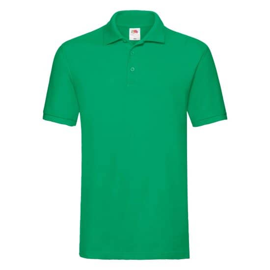 Poloshirts in Kelly Green: Premium Polo F511N von Fruit of the Loom
