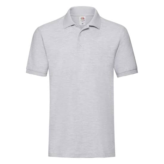 Poloshirts in Heather Grey: Premium Polo F511N von Fruit of the Loom