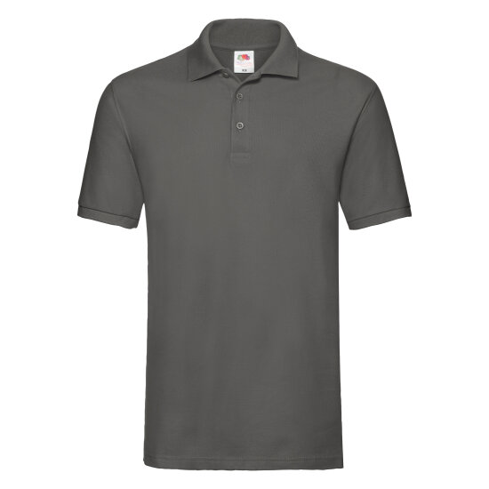 Poloshirts in Light Graphite (Solid): Premium Polo F511N von Fruit of the Loom