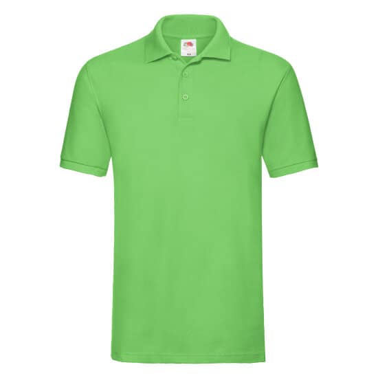 Poloshirts in Lime: Premium Polo F511N von Fruit of the Loom