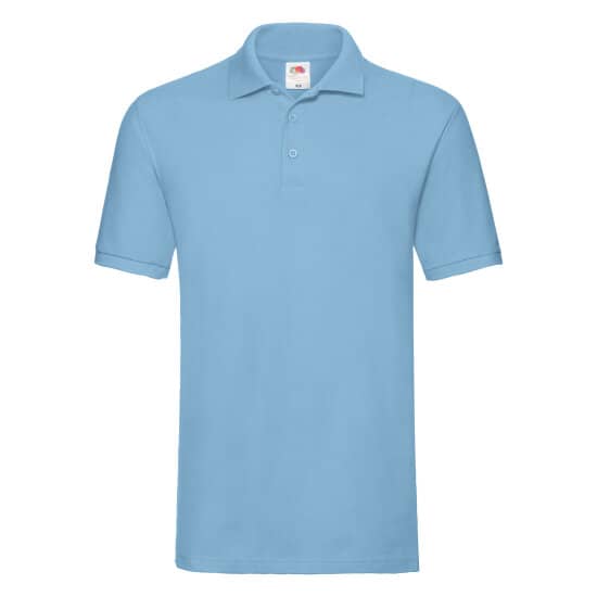 Poloshirts in Sky Blue: Premium Polo F511N von Fruit of the Loom