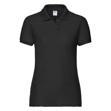 Fruit of the Loom Ladies´ 65/35 Polo Black