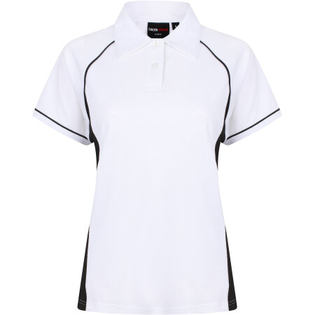 Finden+Hales Ladies` Piped Performance Polo 