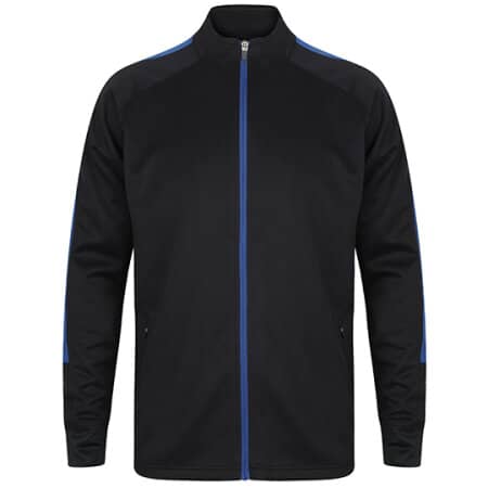 Finden+Hales Adults Knitted Tracksuit Top Navy|Royal